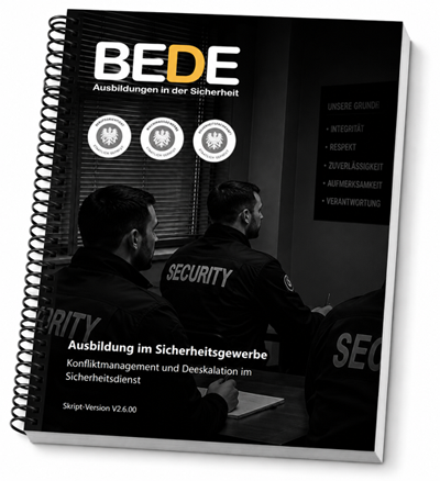 Konfliktmanagement und Deeskalation im Sicherheitsdienst (8 LE)